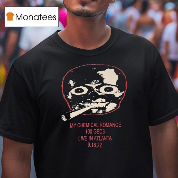 Smoking My Chemical Romance Gecs Live In Atlanta T Shirt