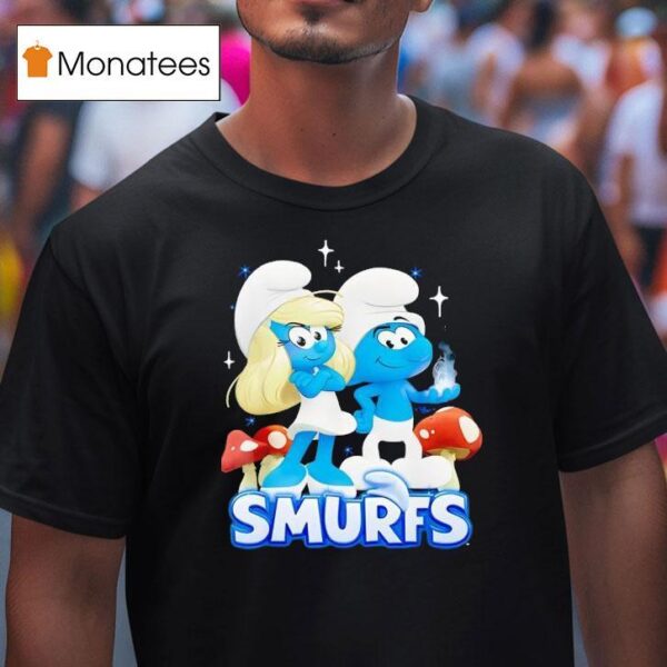 Smurfs Movie Cartoon Characters T Shirt