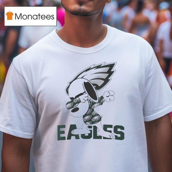 Snoopy Dabbing Philadelphia Eagles Football T Shirt