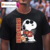 Snoopy X Washington Commanders Redskins The Peanuts Fan T Shirt