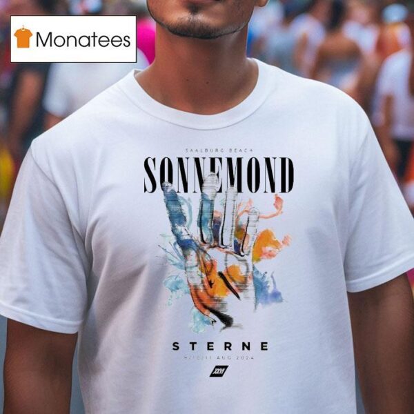 Sonnemondsterne Festival Sterne Aqua T Shirt