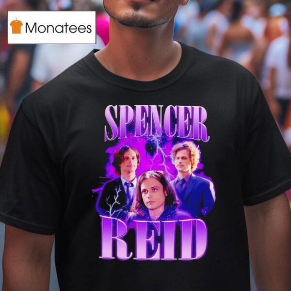 Spencer Reid Lightning T Shirt