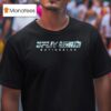 Split Chain Motionblur Chrome Logo T Shirt