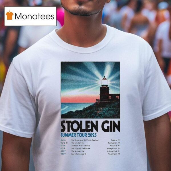 Stolen Gin Usa Canada Summer Tour Dates T Shirt