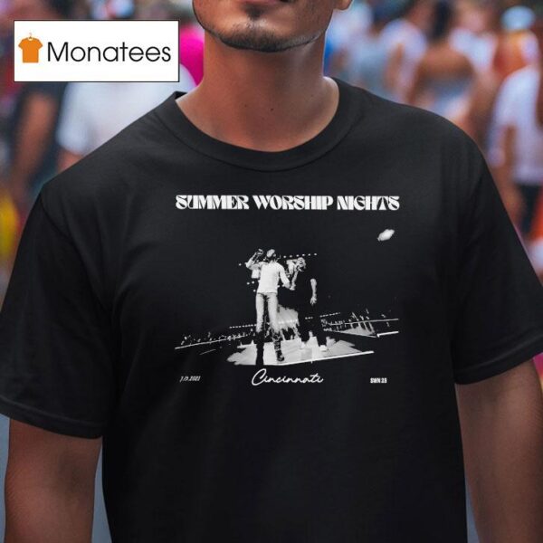 Summer Worship Night Cincinnati Photo T Shirt