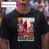 Superman Th Anniversary Signatures Thank You For The Memories T Shirt
