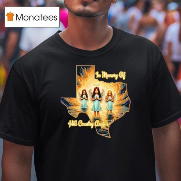 Texas Flooding Print Casual T Shirt
