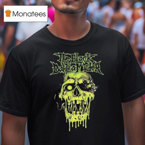The Black Dahlia Murder Slime Skull Tour T Shirt