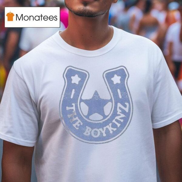 The Boykinz Fell In Love With A Cowboy Horseshoe T Shirt
