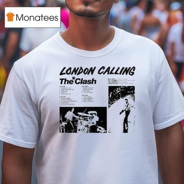 The Clash London Calling Cover Reverse T Shirt