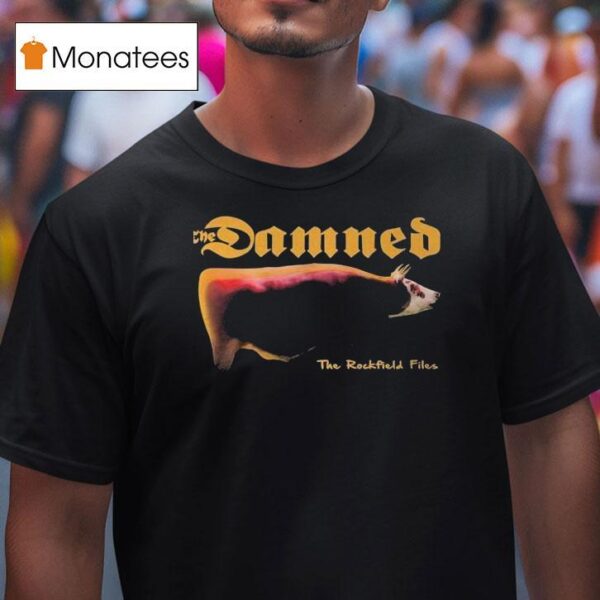 The Damned The Rockfield Files Cow T Shirt