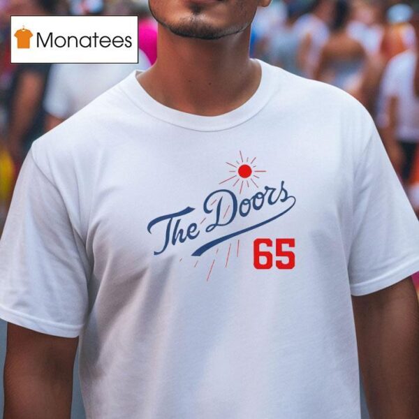 The Doors Summer Baseball Los Angeles Dodgers T Shirt