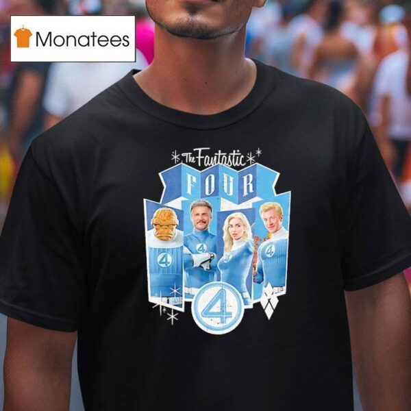 The Fantastic Four Characters Style Team Marvel T Shirt