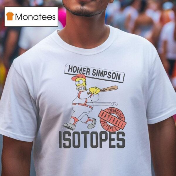 The Homer Springfield Isotopes T Shirt