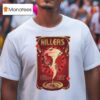 The Killers Rebel Diamonds Tour European Guitar T Shirt