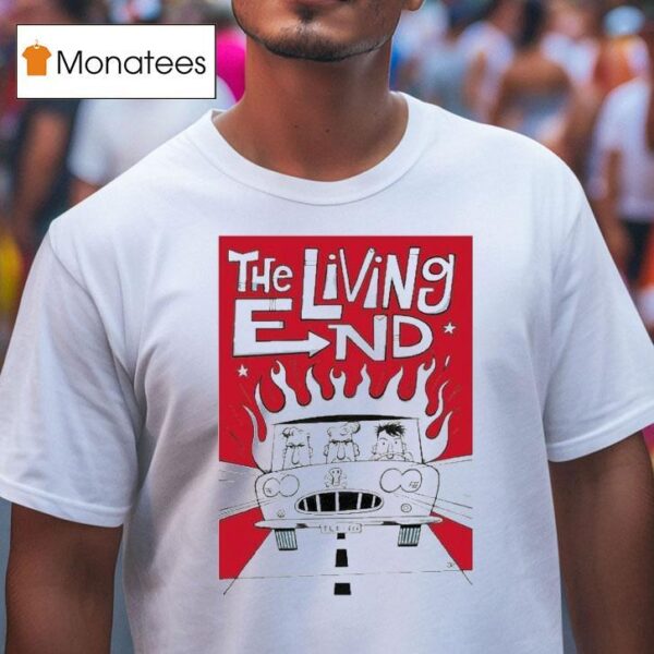 The Living End Cartoon Car T Shirt