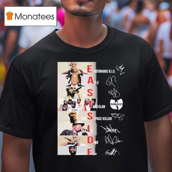 The Notorious Big Wu Tang Clan Ghostface Killah Rakim Dmx Jay Z Nas Cent Eastside T Shirt