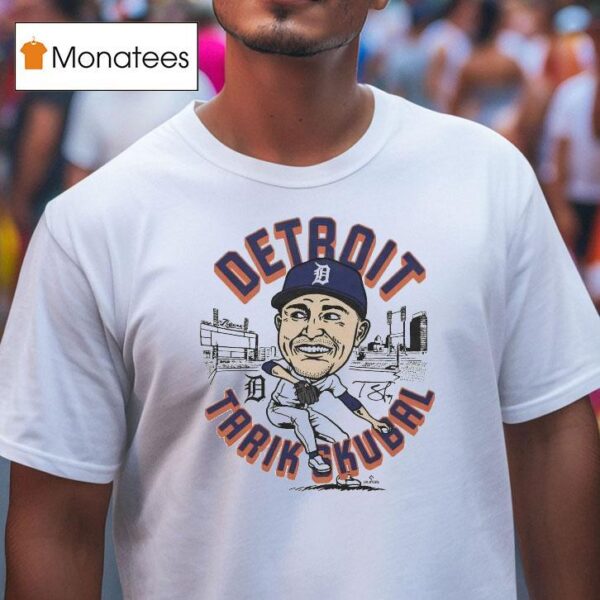 Tigers Tarik Skubal Signature T Shirt