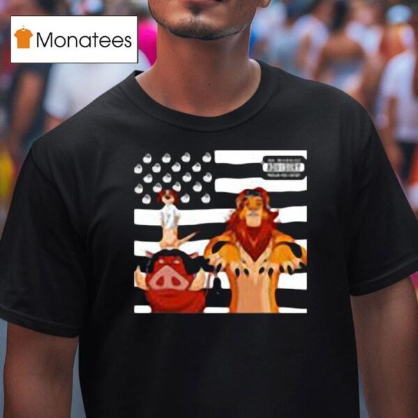 Timon Pumbaa And Simba Lion King Outkast Stankonia T Shirt