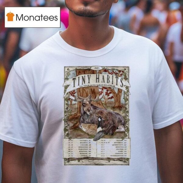 Tiny Habits Summer Tour Dates Deer T Shirt