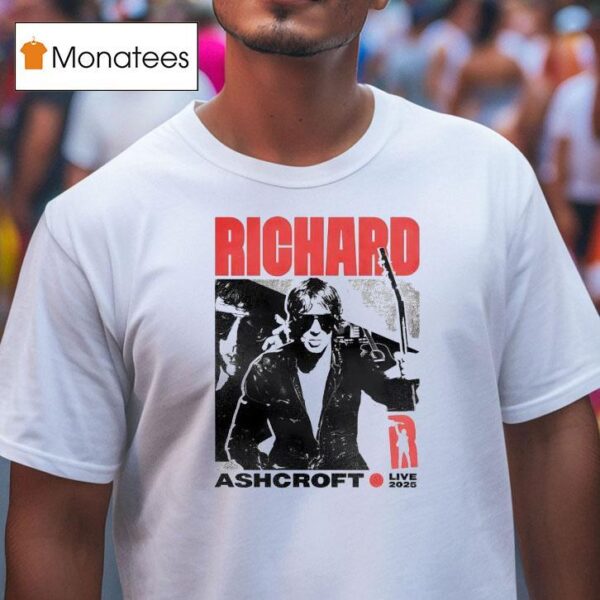 Tour Richard Ashcroft Ra Live T Shirt