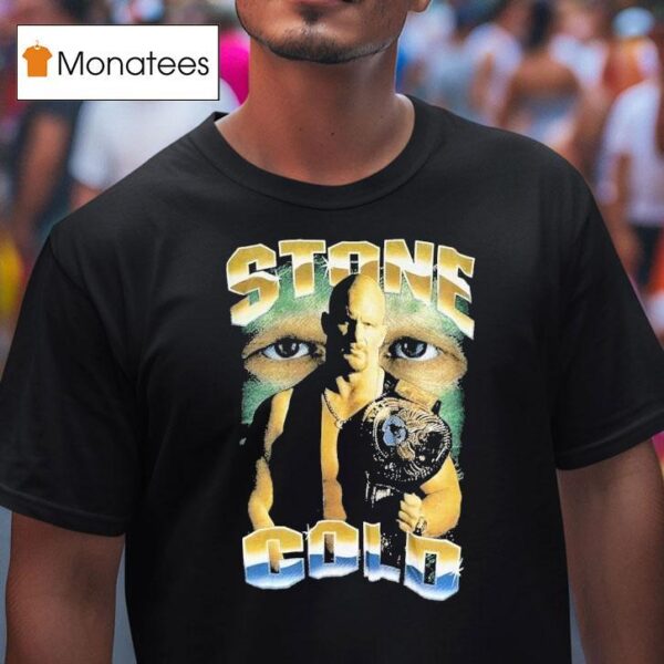 Travis Kelce Wearing Stone Cold Steve Austin Eyes T Shirt