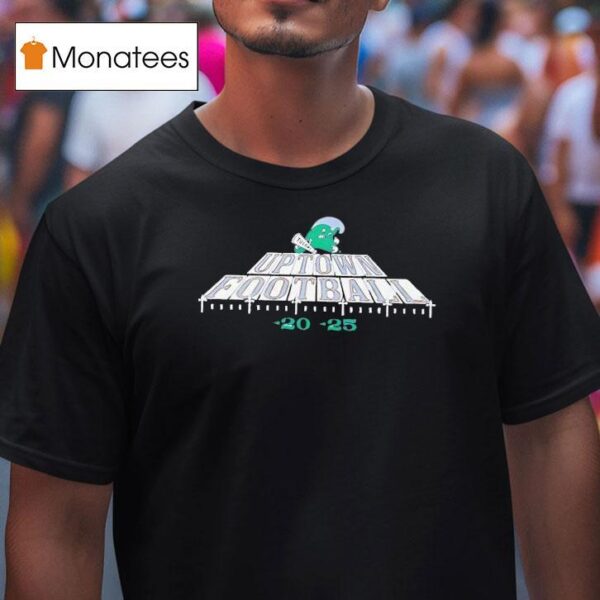 Tulane Green Wave Uptown Football T Shirt