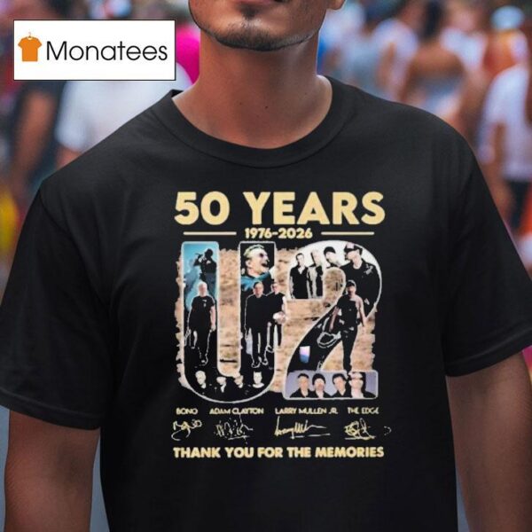 U Years Thank You For The Memories Signature T Shirt