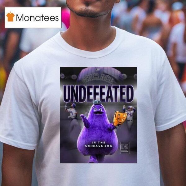 Undefeated In The Grimace Era New York Mets S T Shirt