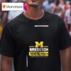 Valiant University Of Michigan Football Max Bredeson Percent Fullback T Shirt