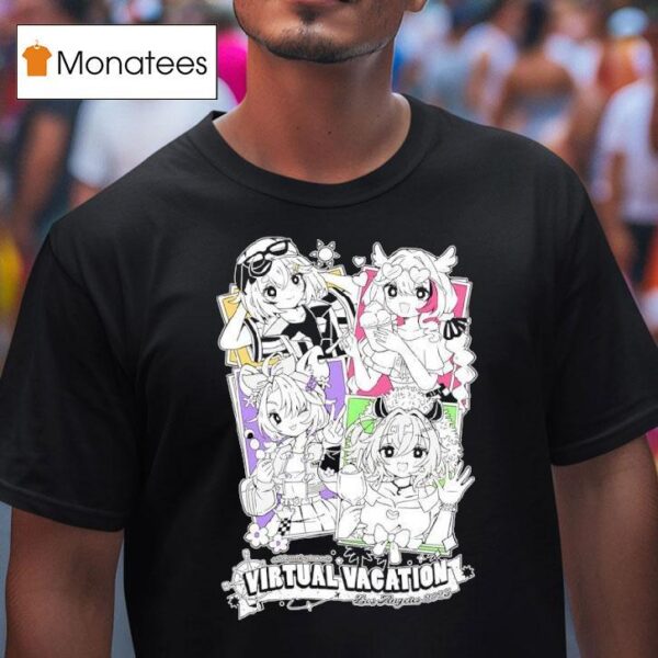Virtual Vacation Los Angeles Anime T Shirt