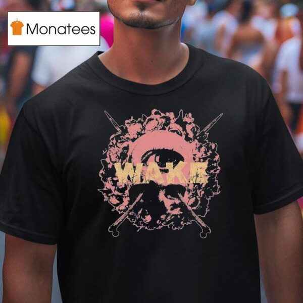 Wake Death Skull T Shirt