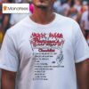 Warren Lotas Bachelor Party Bachelor Party Checklis T Shirt