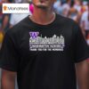 Washington Huskies City Skyline All Names Of Legend Thank You For The Memories T Shirt