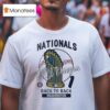 Washington Nationals Back To Back Mlb Champions Hardwood Champions Trophy T Shirt