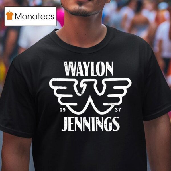 Waylon Jennings Logo T Shirt