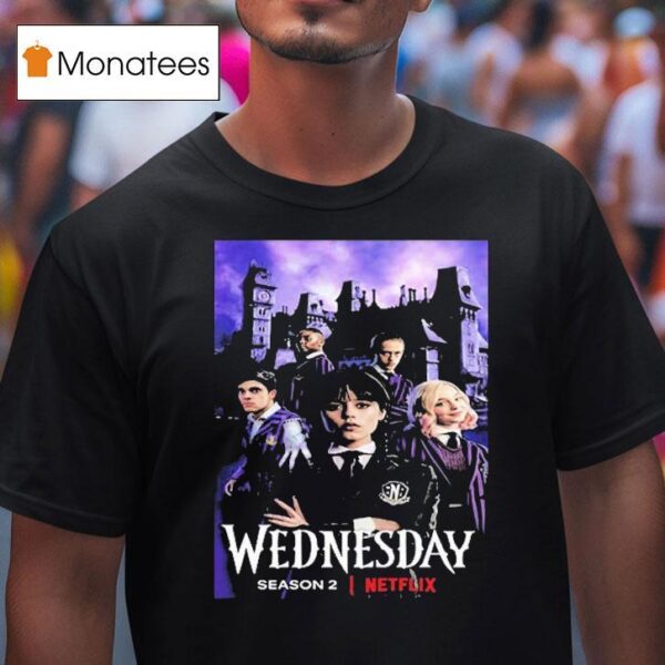 Wednesday Season Premiere On Netflix On August T Shirt
