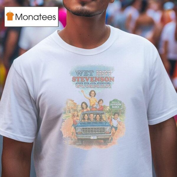 Wet Hot Stevenson Ranch Summer Cartoon T Shirt