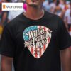 Willie Nelson Willie And Family Live Since Guitar Pick Logo T Shirt