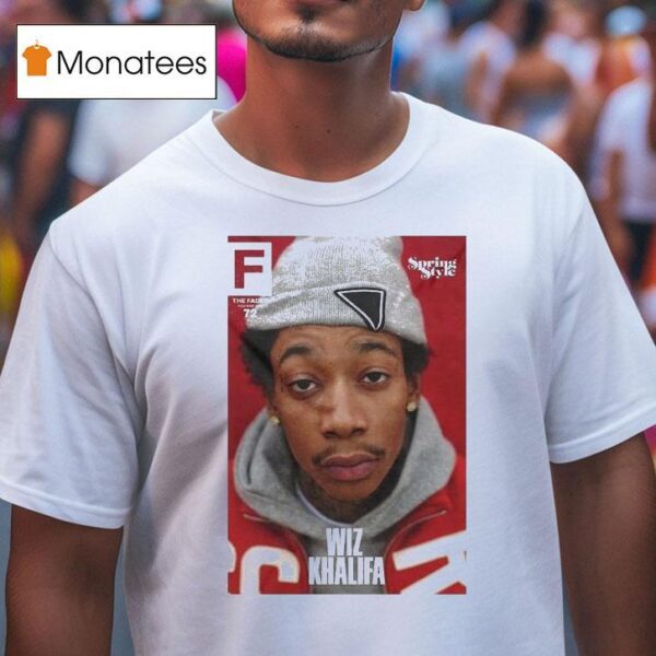 Wiz Khalifa X The Fader Spring Style T Shirt