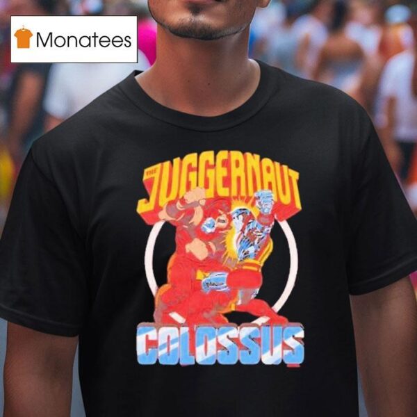 X Men Juggernaut Vs Colossus T Shirt