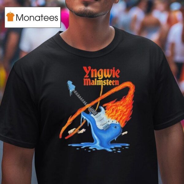 Yngwie Malmsn Dominion Rosso T Shirt
