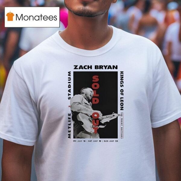Zach Bryan Metlife Stadium Kings Of Leon T Shirt
