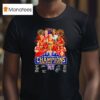 Wnba Commissioner Cup Champions Indiana Fever Signatures T Shirt