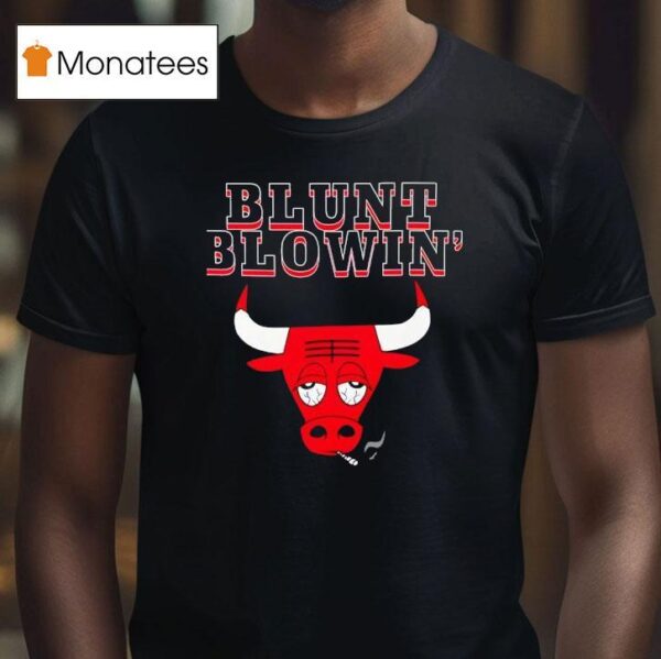 S Chicago Bulls Blunt Blowin Bulls T Shirt