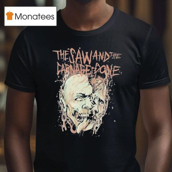 Aborted The Saw And The Carnage Done Heads T Shirt