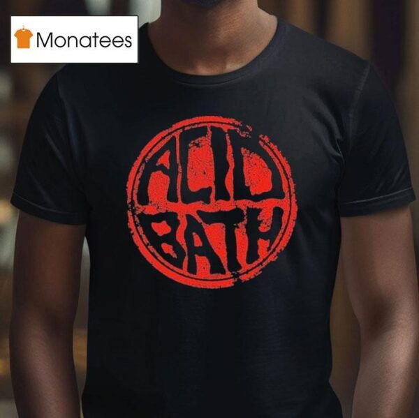 Acid Bath Worn N Torn Logo T Shirt
