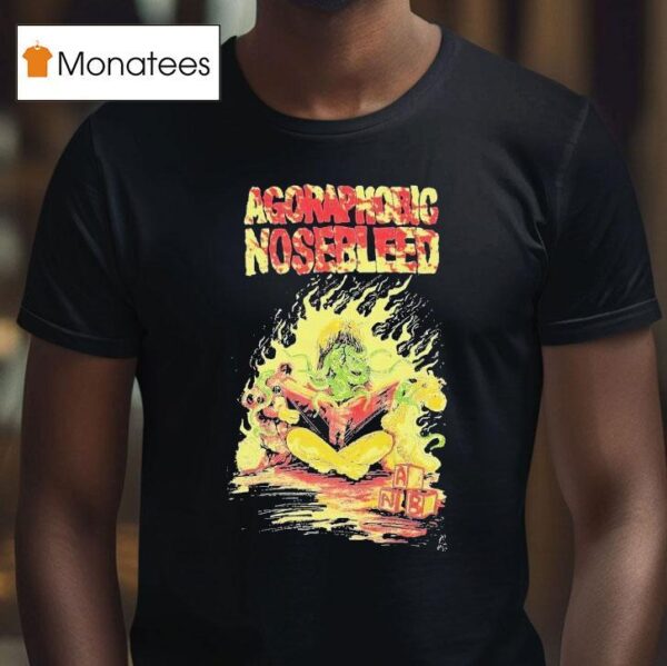 Agoraphobic Nosebleed Tentacle Book T Shirt