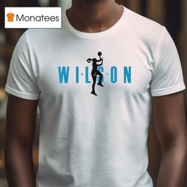 Aja Wilson Statue Basketball T Shirt