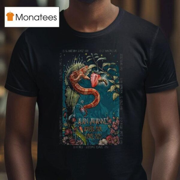 Alain Johannes Acoustic Tour Europe T Shirt